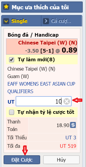 dat cuoc